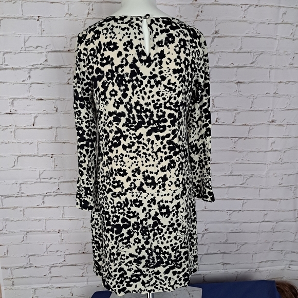 J. Crew Jules Shift Dress in Snowcat Print - Picture 6 of 11